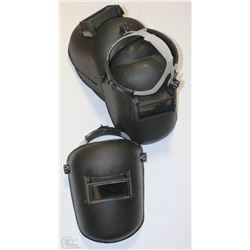 LOT OF 5 WELDING HELMETS