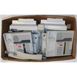 BOX OF 7 NORSTAR/MERIDIAN OFFICE PHONES WORKING
