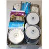 Image 1 : SMALL FLAT OF DVD'S REWRITEABLE CD'S