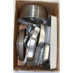 BOX OF 9 NEW ASSORTED CAKE PANS