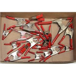 FLAT WITH CLAMPS WITH RUBBER ENDS