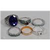 Image 1 : ESTATE LOT OF 6 LADIES RINGS