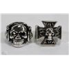 Image 1 : LOT OF 2 BIKER RINGS