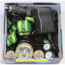 6000 LUMEN TACTICAL LED HEADLAMP WITH LI-ION