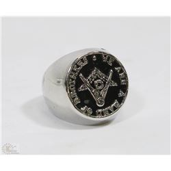 SILVER TONE BAND OF BROTHERS RING
