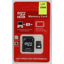 NEW 32GB MICRO SD CARD WITH ADAPTOR