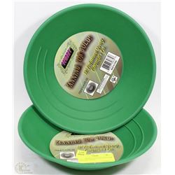 2-10" PROSPECTING GOLD PANS FOR GOLD RECOVERY