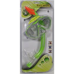 U.S. DIVERS YOUTH SNORKEL AND MASK SET