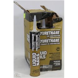 CASE OF 12 (296ML) EACH LIQUID NAIL ADHESIVE