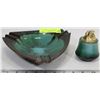 Image 1 : BLUE MOUNTAIN POTTERY ASHTRAY &LIGHTER