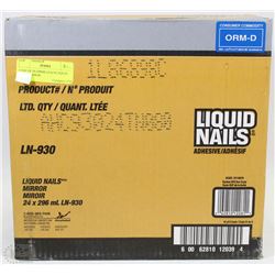 CASE OF 24 (296ML) EACH LIQUID NAILS MIRROR