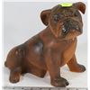 Image 1 : LARGE BROWN BULL DOG GARDEN ORNAMENT