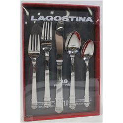 LAGOSTINA 20PC STAINLESS STEEL CUTLERY SET 18/10