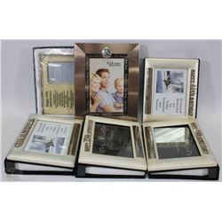 BOX OF VARIOUS PHOTO BOOKS AND FRAMES