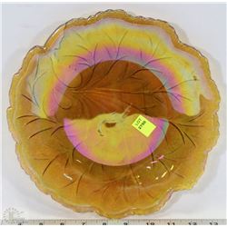 CARNIVAL GLASS PLATE