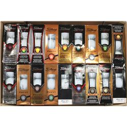 FLAT OF ASSORTED TITLEIST PROV1 RECLAIMED GOLF