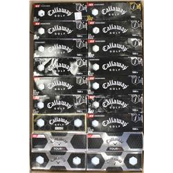 FLAT OF ASSORTED CALLAWAY RECLAIMED GOLF BALLS