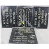 Image 1 : LOT OF 4 INSPIRATIONAL PLAQUES