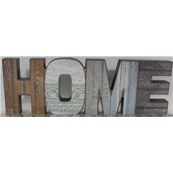 DECORATIVE TABLE BLOCK "HOME"