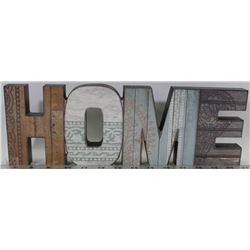 DECORATIVE TABLE BLOCK "HOME"