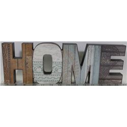 DECORATIVE TABLE BLOCK "HOME"