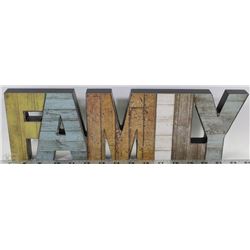 DECORATIVE TABLE BLOCK "FAMILY"