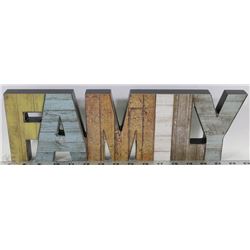 DECORATIVE TABLE BLOCK "FAMILY"