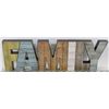 Image 1 : DECORATIVE TABLE BLOCK "FAMILY"