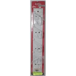 BUNDLE OF TWO HOOKS &RAILS ,18INCH,NEW