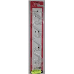 BUNDLE OF TWO HOOKS &RAILS ,18INCH,NEW