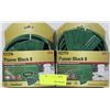 Image 1 : LOT OF 2 STANLEY POWER BLOCK 8FT 3-OUTLET OUTDOOR