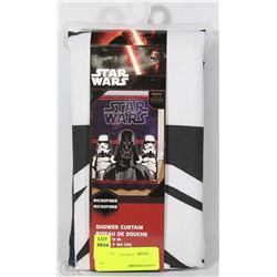 STAR WARS SHOWER CURTAIN 70" X 72"