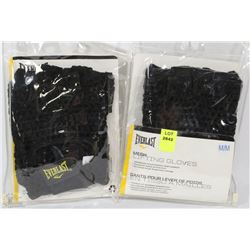 LOT OF 2 PAIRS OF EVERLAST MESH LIFTING GLOVES