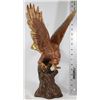 Image 1 : LARGE CERAMIC EAGLE SCULPTURE (16”H X 8”L X 8”L)