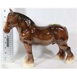 LARGE CERAMIC CLYDESDALE (MADE IN CANADA)