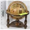 Image 1 : ASTROLOGICAL SPINNING GLOBE ON A WOODEN STAND