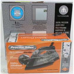 HOMETRENDS DIGITAL GLASS SCALE & PROCTOR HAIR