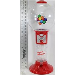 METAL GUMBALL WIZARD MACHINE 18" HIGH