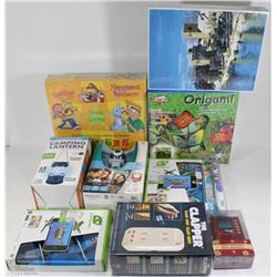 FAMILY PACK OF NEW ITEMS, CLAPPER, QUICK CAM, WORLD