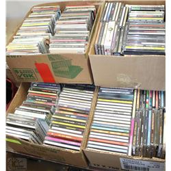 7 FLATS OF CD'S ASSORTED GENRES