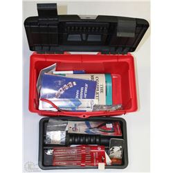 MASTERCRAFT TOOLS BOX WITH CONTENTS