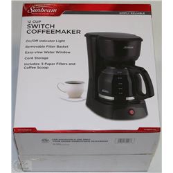 SUNBEAM 12 CUP COFFEE MAKER
