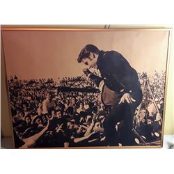 FRAMED VINTAGE  REPRODUCTION ELVIS PICTURE