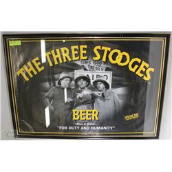 THE THREE STOOGES FRAMED POSTER