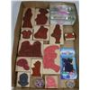 Image 1 : FLAT OF LARGE CRAFTING STAMPS ETC