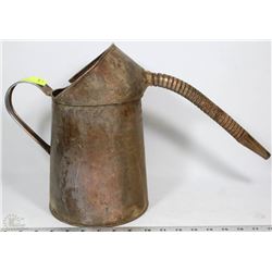 VINTAGE COPPER OIL CAN