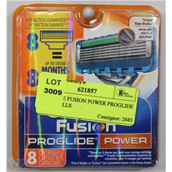 GILLETTE FUSION POWER PROGLIDE 8PK REFILLS