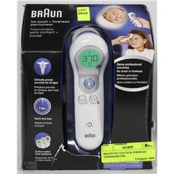 BRAUN NO TOUCH & FORHEAD THERMOMETER
