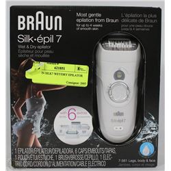 BRAUN SILK7 WET/DRY EPILATOR
