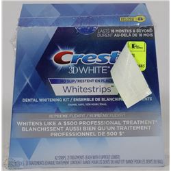 CREST 3DWHITE NO SLIP WHITE STRIPS SUPREME FLEXFIT